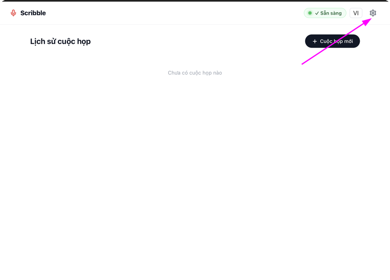 Scribble Settings — AI Assistant API Key configuration